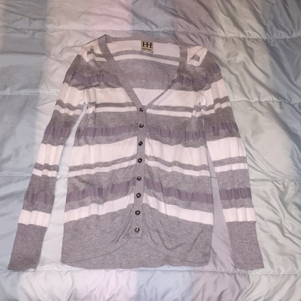 Striped cardigan